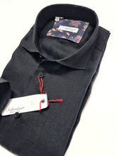 Load image into Gallery viewer, Camicia puro Lino Nero made in italy - Camicia nera Lino