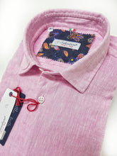 Load image into Gallery viewer, Camicia Rosa puro Lino made in Italy - Pink Linen Shirt