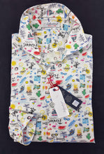 Carica l'immagine nel visualizzatore di Gallery, Camicia hawaiana puro cotone fantasia HOLIDAY made in italy hawaii design