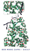 Carica l'immagine nel visualizzatore di Gallery, Costume da Bagno morbido tessuto slip interno asciugatura rapida Boxer mare uomo fantasia Fico d'india Sicily Uomo con 2 tasche laterali Made in Italy