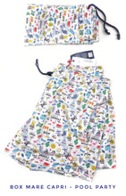 Carica l'immagine nel visualizzatore di Gallery, Costume da Bagno in morbido tessuto slip interno asciugatura rapida Boxer mare Uomo fantasia Pool Party 2 tasche laterali Made in Italy