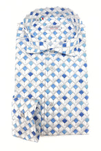 Carica l'immagine nel visualizzatore di Gallery, Camicia puro cotone fantasia stampata design cotone made in italy Shirt print Fantasy