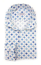 Carica l'immagine nel visualizzatore di Gallery, Camicia puro cotone fantasia stampata design cotone made in italy Shirt print Fantasy