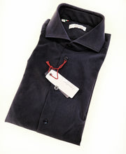 Carica l'immagine nel visualizzatore di Gallery, Camicia Nera Stretch No Stiro No Piega No Iron Anti Alone Made in Italy Massima Traspirabilità