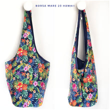 Load image into Gallery viewer, Borsa Mare in tessuto cotone fashion Design hawaii 20 Made in Italy
