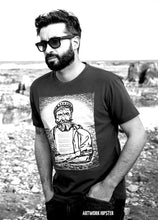 Load image into Gallery viewer, T-shirt made in Italy fantasia HIPSTER 100% cotone jersey pettinato -DESIGN HIPSTER-