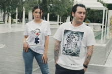 Load image into Gallery viewer, T-shirt made in Italy fantasia Eolo 100% cotone jersey pettinato -DESIGN Eolo -