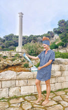 Carica l'immagine nel visualizzatore di Gallery, Turbante Fantasia in cotone design Cilento Made in Italy