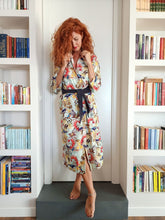 Carica l'immagine nel visualizzatore di Gallery, VESTITO LUNGO Donna FANTASIA SIVIGLIA camicione Vestito collo FINAM made in italy dress shirt