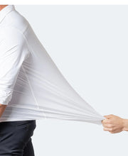 Carica l'immagine nel visualizzatore di Gallery, Camicia Bianca Stretch No Stiro No Piega No Iron anti alone made in Italy massima traspirabilità