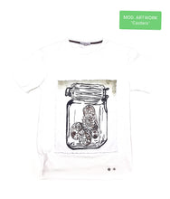 Load image into Gallery viewer, T-shirt made in Italy fantasia Casters 100% cotone jersey pettinato -DESIGN Casters-