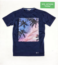 Carica l&#39;immagine nel visualizzatore di Gallery, T-shirt made in italy 100% cotone jersey pettinato &quot;MODELLO PALMS&quot;
