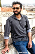 Carica l'immagine nel visualizzatore di Gallery, Polo 100% cotone jersey made in Italy manica lunga Colletto CASUAL