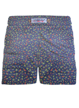Carica l&#39;immagine nel visualizzatore di Gallery, Pantaloncino Shorts Bermuda fantasia Denim  100% Cotone 2 tasche laterali Made in Italy
