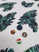 Carica l&#39;immagine nel visualizzatore di Gallery, Pantaloncino in Jersey cotone Shorts Bermuda fantasia Tropical 100% Cotone 2 tasche laterali Made in Italy
