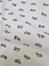 Carica l&#39;immagine nel visualizzatore di Gallery, Bermuda bike fantasia bicicletta Pantaloncino Box Mare puro Cotone Shorts 2 tasche laterali Made in Italy
