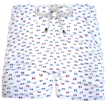 Load image into Gallery viewer, Bermuda Pantaloncino Vespa Style puro cotone Shorts 2 tasche laterali Made in Italy
