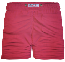 Carica l&#39;immagine nel visualizzatore di Gallery, Bermuda Pantaloncino Rosso Puro cotone fantasia Shorts 2 tasche laterali Made in Italy
