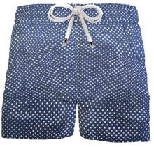 Carica l&#39;immagine nel visualizzatore di Gallery, Pantaloncino  Shorts Bermuda Micro Fantasia 100% Cotone 2 tasche laterali Made in Italy
