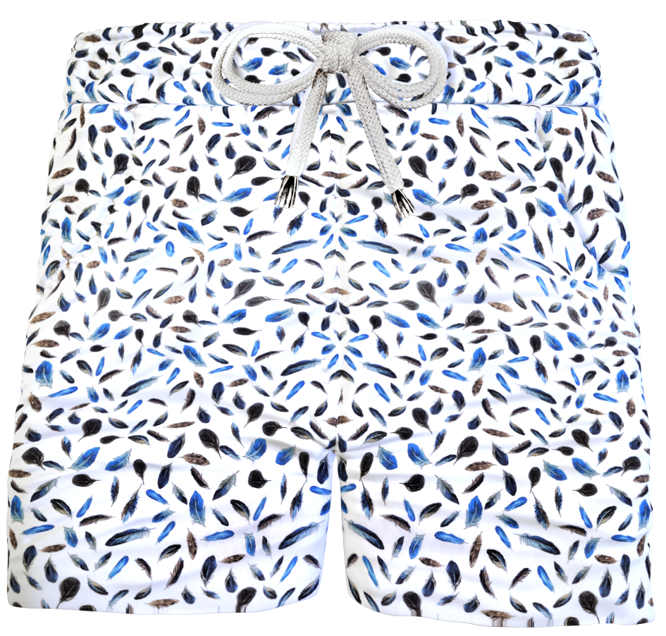 Bermuda Pantaloncino puro cotone fantasia Shorts 2 tasche laterali Made in Italy