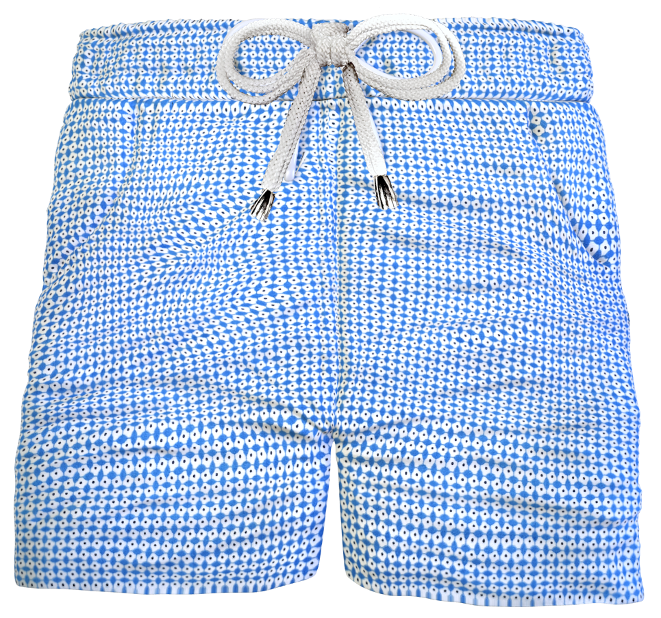 Pantaloncino Bermuda puro cotone popeline Shorts 2 tasche laterali Made in Italy