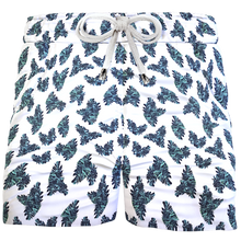 Carica l&#39;immagine nel visualizzatore di Gallery, Pantaloncino in Jersey cotone Shorts Bermuda fantasia Tropical 100% Cotone 2 tasche laterali Made in Italy
