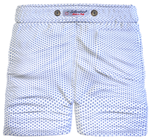 Carica l&#39;immagine nel visualizzatore di Gallery, Bermuda Pantaloncino puro cotone popeline pois Shorts 2 tasche laterali Made in Italy
