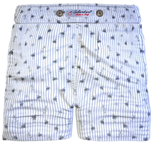 Carica l&#39;immagine nel visualizzatore di Gallery, Bermuda Boxer Pantaloncino puro Cotone Shorts 2 tasche laterali Made in Italy
