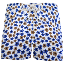 Load image into Gallery viewer, Pantaloncino in cotone Shorts Bermuda fantasia flower 100% Cotone 2 tasche laterali Made in Italy
