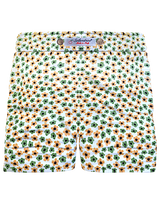 Carica l&#39;immagine nel visualizzatore di Gallery, Pantaloncino Shorts Bermuda fantasia Floreale 100% Cotone 2 tasche laterali Made in Italy

