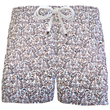 Load image into Gallery viewer, Pantaloncino in cotone Shorts Bermuda fantasia flower 100% Cotone 2 tasche laterali Made in Italy
