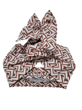 Carica l&#39;immagine nel visualizzatore di Gallery, Turbante Fantasia Design cotone  Made in Italy Fascia Capelli hairband
