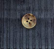 Carica l&#39;immagine nel visualizzatore di Gallery, Turbante Velluto Blu cotone fantasia Made in Italy Fascia Capelli Hairband headband
