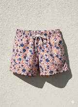 Carica l'immagine nel visualizzatore di Gallery, Costume da bagno fantasia arancione Pantaloncino Bermuda fantasia 100% Cotone Made in Italy Fantasia Shorts 2 tasche laterali
