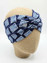 Carica l'immagine nel visualizzatore di Gallery, Turbante fantasia in cotone viscosa anallergico Fascia Capelli Made in Italy Hairband headband
