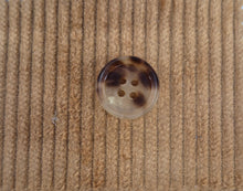 Carica l&#39;immagine nel visualizzatore di Gallery, Turbante in Velluto nocciola fantasia cotone Fascia Capelli Made in Italy Hairband headband
