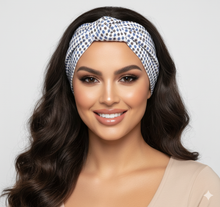 Carica l&#39;immagine nel visualizzatore di Gallery, Turbante fantasia cotone Fascia Capelli Made in Italy Hairband headband
