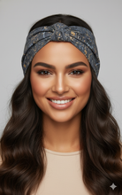 Carica l&#39;immagine nel visualizzatore di Gallery, Turbante fantasia in cotone anallergico Fascia Capelli Made in Italy Hairband headband
