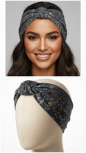 Carica l&#39;immagine nel visualizzatore di Gallery, Turbante fantasia in cotone anallergico Fascia Capelli Made in Italy Hairband headband
