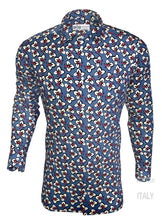 Carica l&#39;immagine nel visualizzatore di Gallery, Camicia Fashion fantasia design trifoglio cotone
