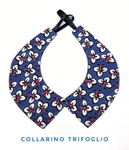 Carica l&#39;immagine nel visualizzatore di Gallery, Colletto Donna fashion Design Trifoglio collarino 100% cotone
