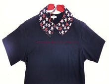 Carica l&#39;immagine nel visualizzatore di Gallery, Colletto Donna fashion Design Red Starfish collarino cotone
