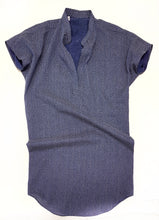 Load image into Gallery viewer, Copricostume Abito Camicia  Caftano donna fantasia Ischia pois cotone lino Made in italy
