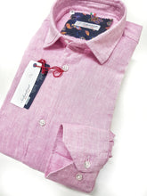 Carica l&#39;immagine nel visualizzatore di Gallery, Camicia Rosa puro Lino made in Italy - Pink Linen Shirt
