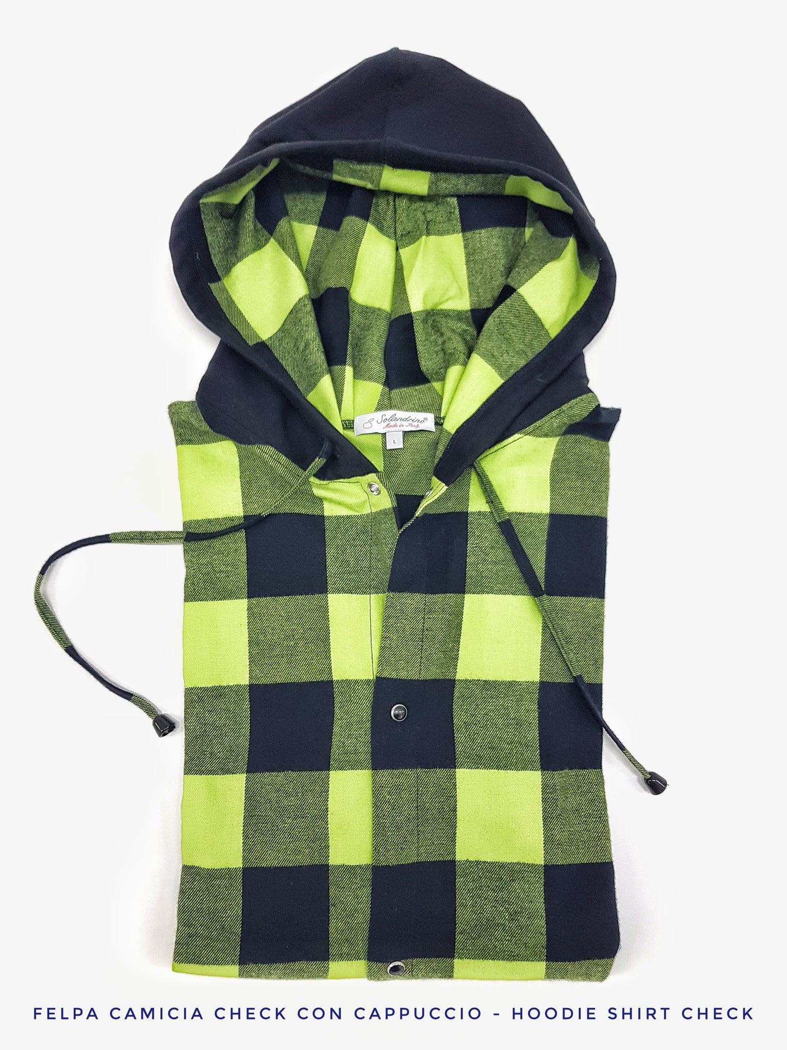 Camicia con sales sopra felpa