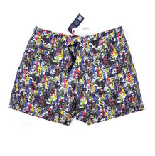 Carica l&#39;immagine nel visualizzatore di Gallery, Costume da Bagno slip interno  in 100% cotone Fantasia multicolor pop art 2 tasche laterali Uomo Boxer mare Made in Italy
