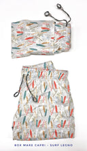 Carica l&#39;immagine nel visualizzatore di Gallery, Costume da Bagno slip interno in morbido tessuto asciugatura rapida Boxer mare Uomo fantasia Surf Legno 2 tasche laterali  Made in Italy
