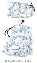 Carica l&#39;immagine nel visualizzatore di Gallery, Costume da Bagno morbido tessuto slip interno  asciugatura rapida Boxer mare fantasia onda Uomo con 2 tasche laterali Made in Italy
