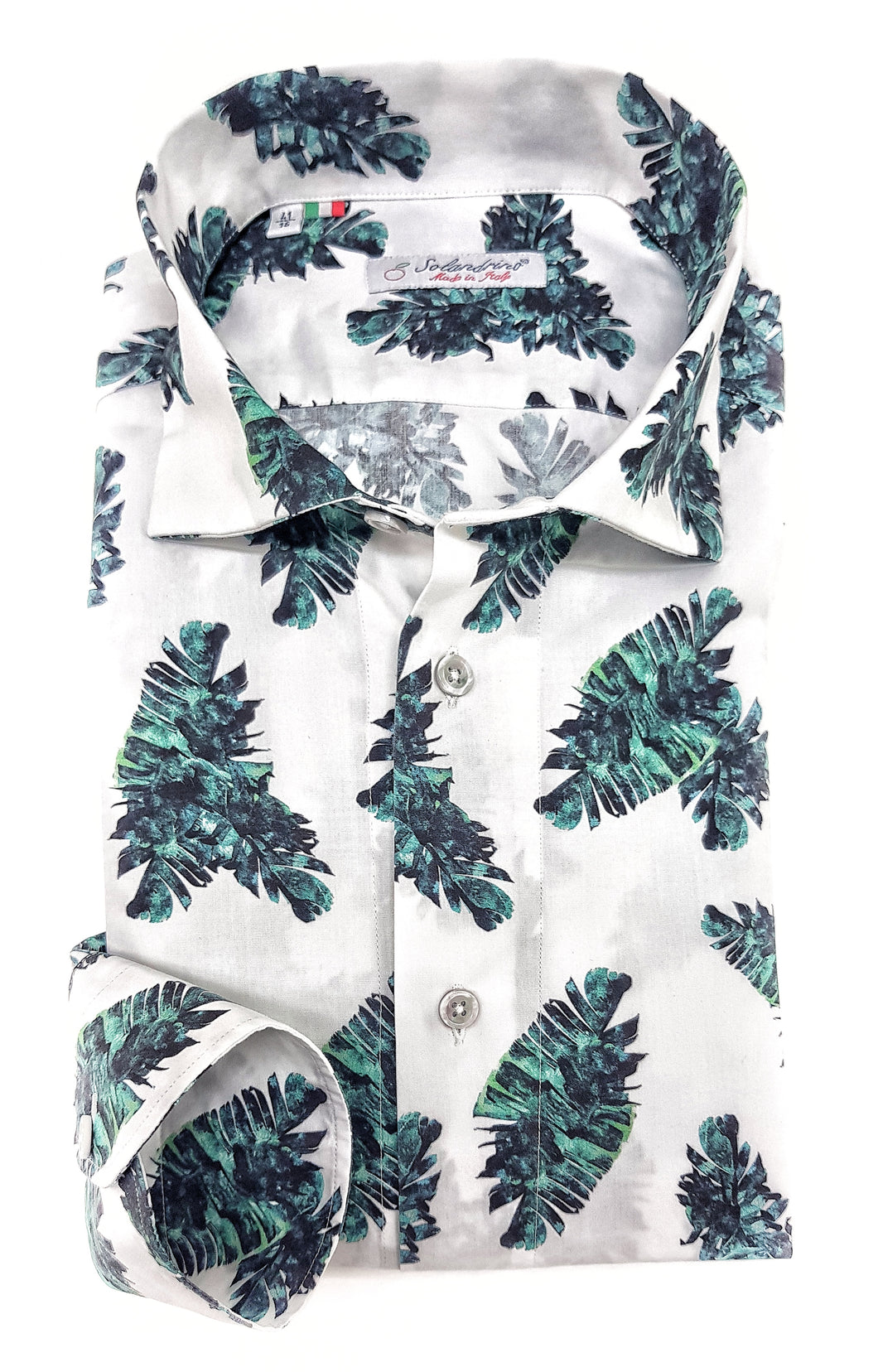 Camicia hawaii Fashion cotone fantasia cotone made in italy