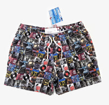Carica l&#39;immagine nel visualizzatore di Gallery, Costume da Bagno fantasia Club slip interno  morbido tessuto asciugatura rapida Boxer mare uomo fantasia Club  con 2 tasche laterali Made in Italy
